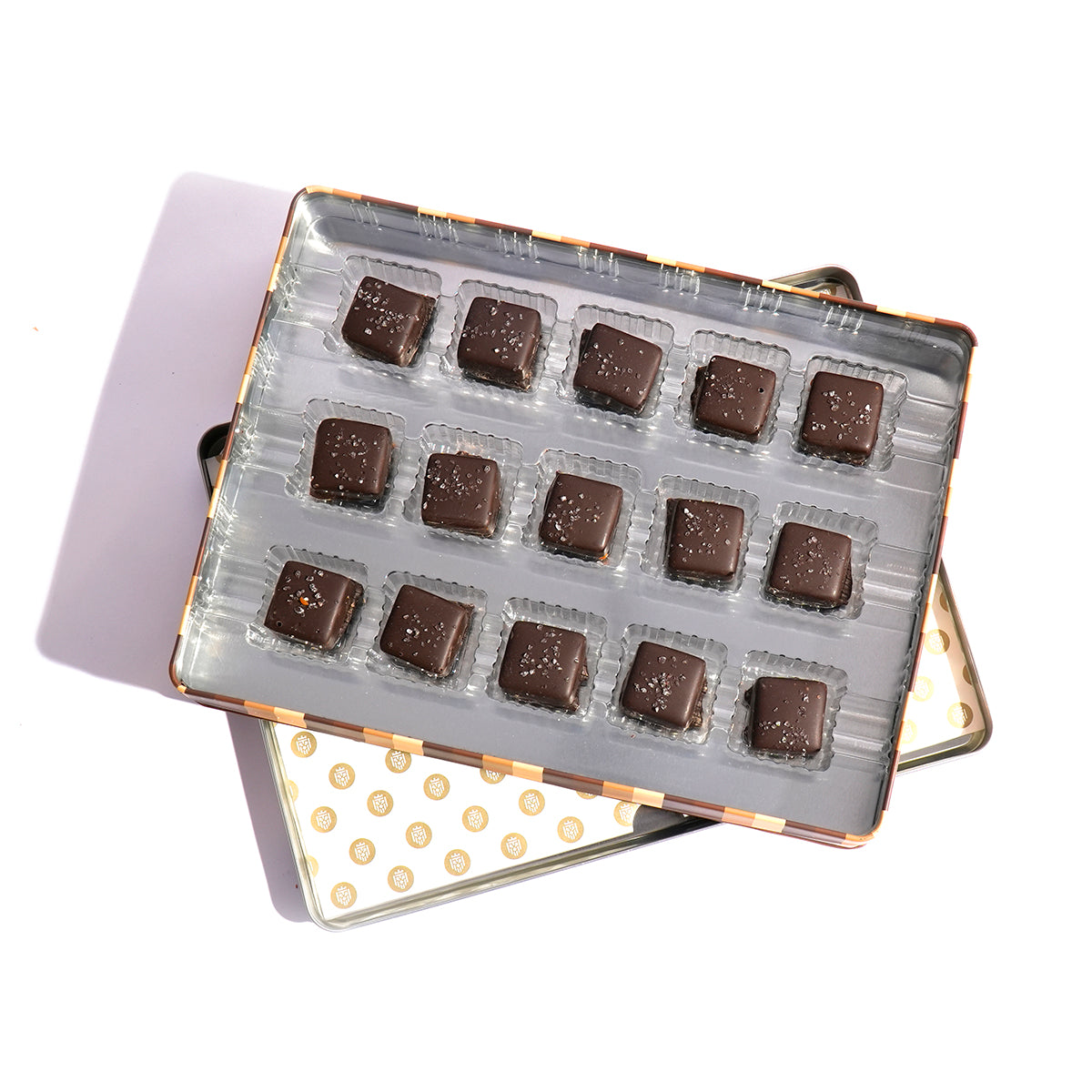 Dark Chocolate Sea Salt Caramel Gift Tin