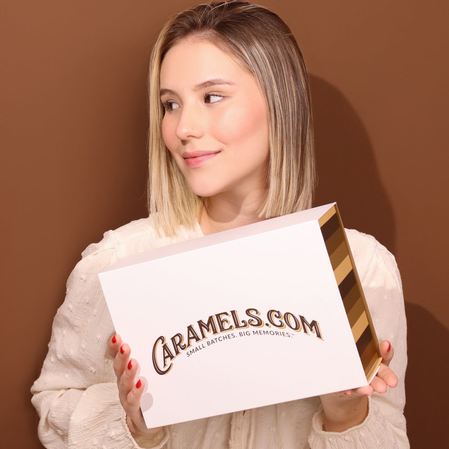 Deluxe Caramel Brownie Gift Box