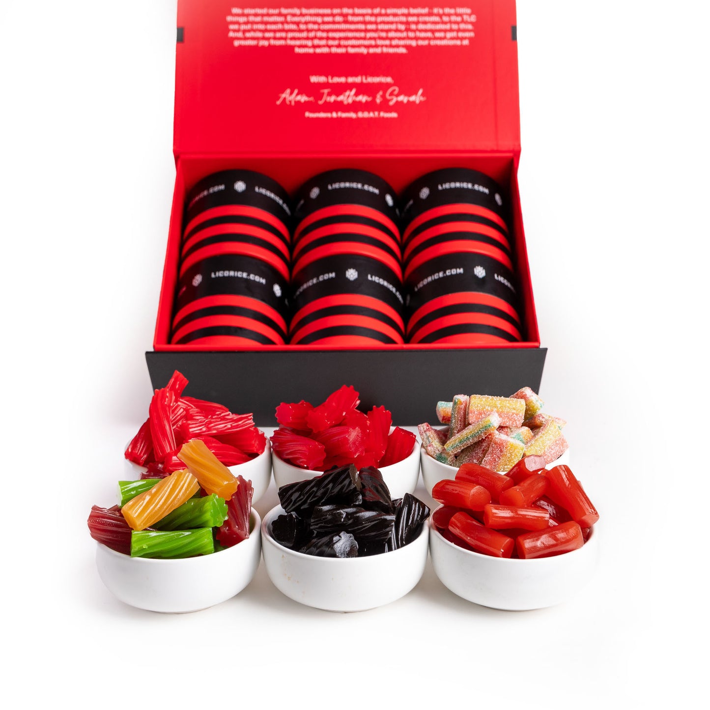 Assorted Licorice Sampler 6 Gift Box