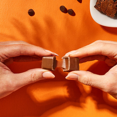 Chocolate Covered Brownie Caramels