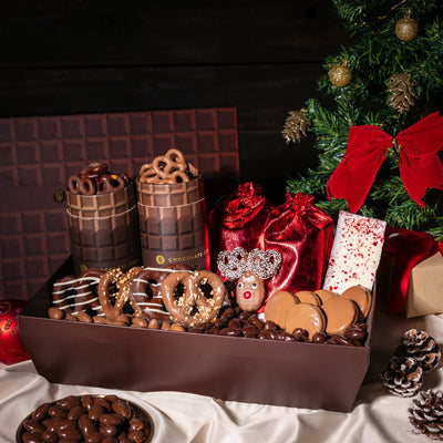 Happy Holiday Belgian Chocolate Basket